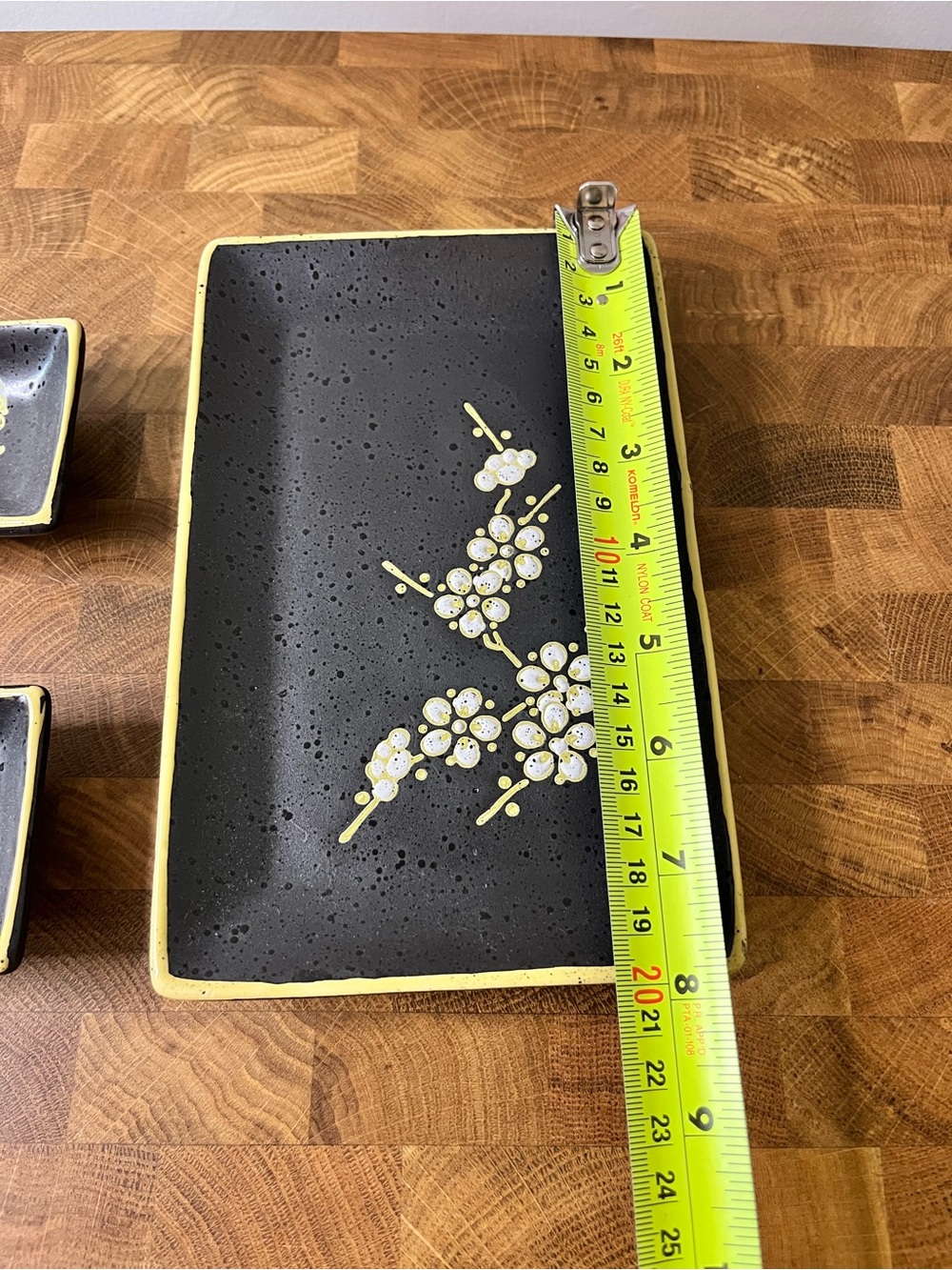 Black Ceramic Sushi Serving Set - Picture 14 of 14